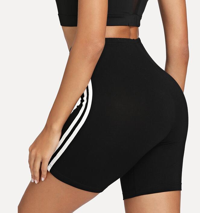 Flo Stripe Biker Short