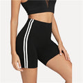 Flo Stripe Biker Short